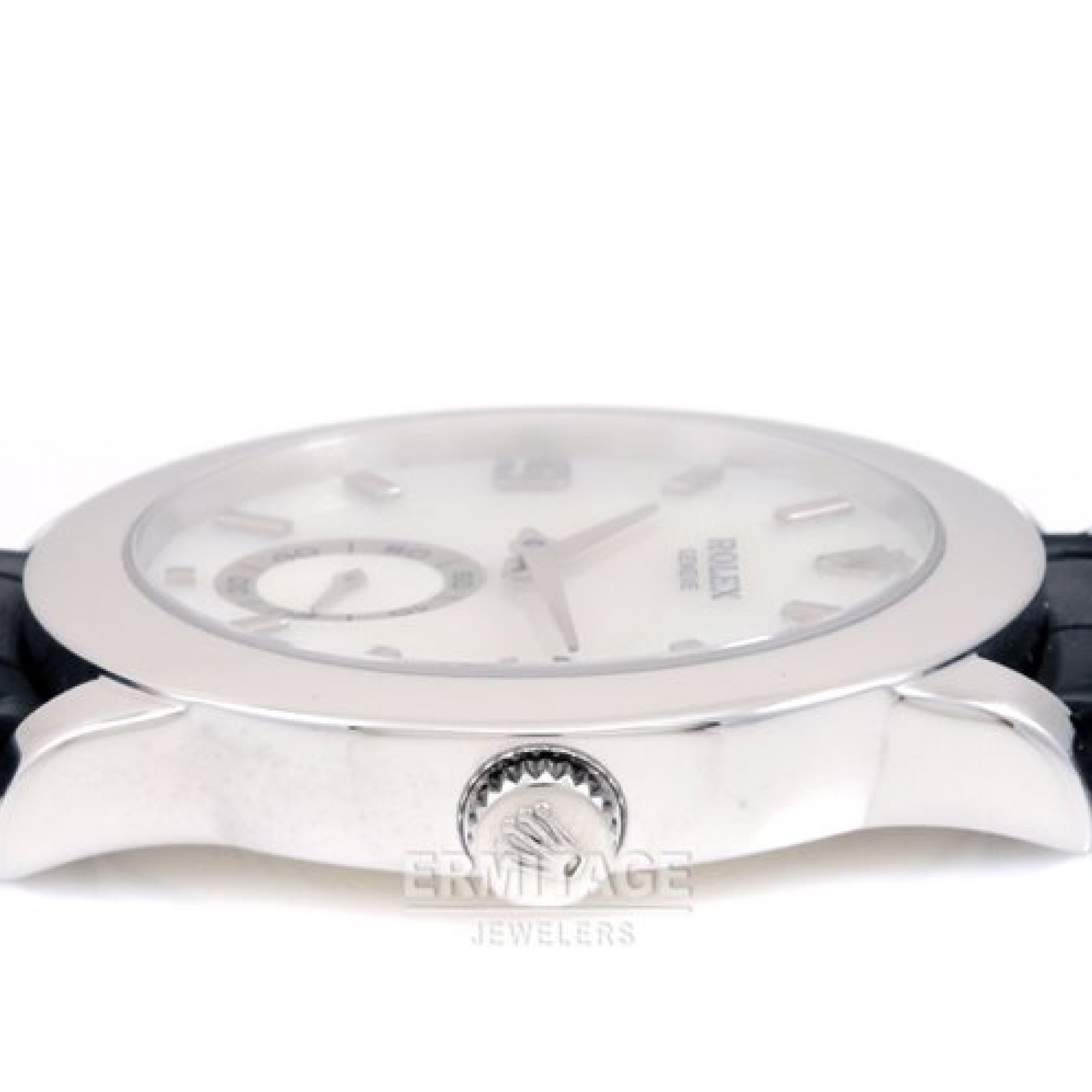 Pre-Owned Rolex Cellini 5240 with White Mother Of Pearl Dial